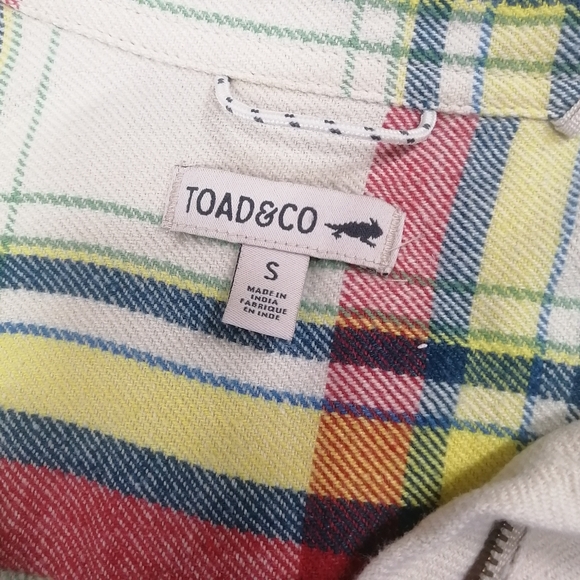 Toad & co plaid flannel shirt - Picture 2 of 4